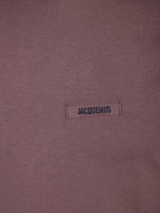 27FW 자크뮈스 그로그랭 로고 솟슬리브 티셔츠 TSW00550 AJ00029 850 Brown - JACQUEMUS