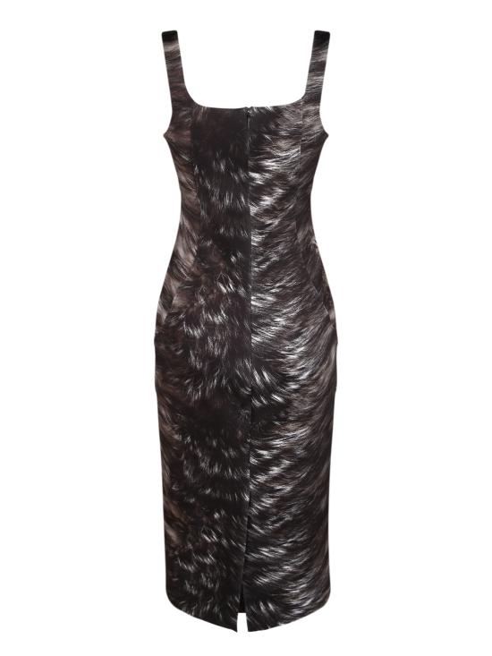 27FW 로베르토 카발리 원피스 XWT140 NVT79 D0033 Black - ROBERTO CAVALLI
