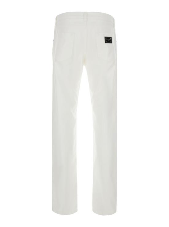 26FW 돌체앤가바나 데님 팬츠 GY07CDG8JR8S9001 White - DOLCE & GABBANA