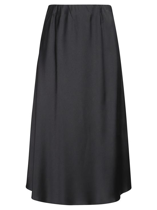 26FW 실크95파이브 미디 스커트 CHAMONIX MIDI SKIRT NOIR BLACK