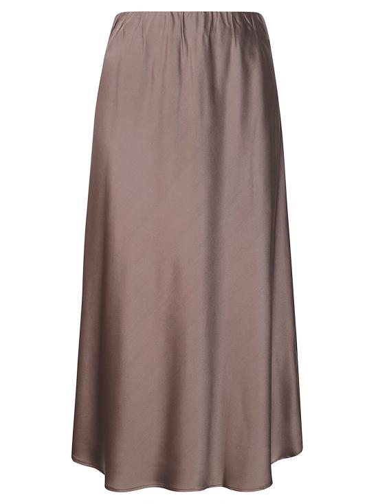 26FW 실크95파이브 미디 스커트 CHAMONIX MIDI SKIRT CAFE CAFFE