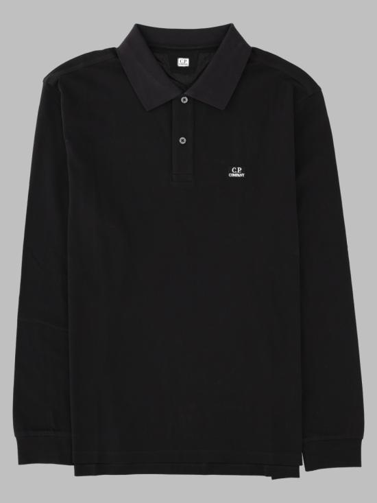 26FW 씨피 컴퍼니 폴로 티셔츠 21CMPL155A 005263W999 BLACK