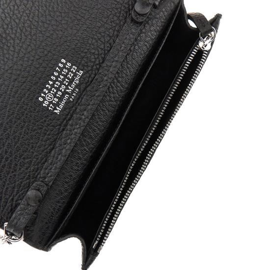 26FW 마르지엘라 WOC 체인 크로스바디 월렛 SA3UI0008P4455 Black - MAISON MARGIELA