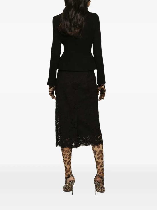 26FW 돌체앤가바나 롱 스커트 F4B7ITHLM7L N0000 NERO - DOLCE & GABBANA