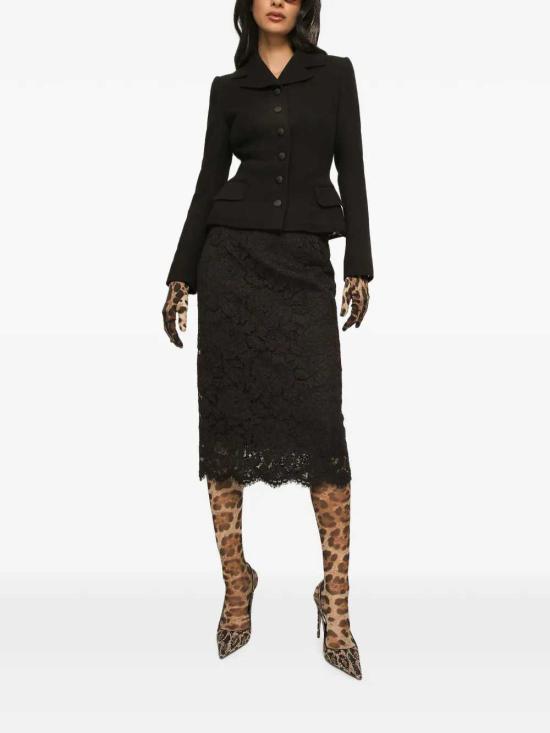 26FW 돌체앤가바나 롱 스커트 F4B7ITHLM7L N0000 NERO - DOLCE & GABBANA