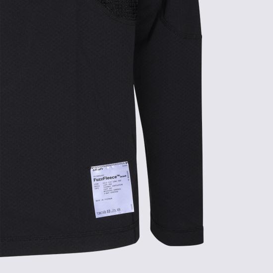 26FW 새티스파이 트레이닝 티셔츠 11115 00001 BLACK DOM - SATISFY