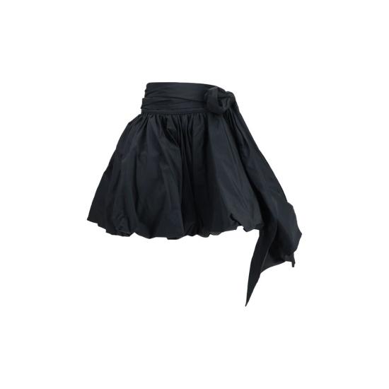 26FW 블루마린 스커트 BLNF6046T886422222BB BLACK