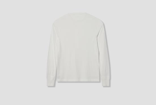 26FW 메르츠 비 슈바넨 긴팔 티셔츠 102 01 WHITE DOM - MERZ B. SCHWANEN