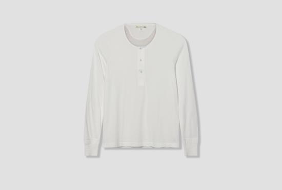 26FW 메르츠 비 슈바넨 긴팔 티셔츠 102 01 WHITE DOM