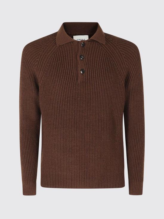 26FW 치르콜로1901 폴로 티셔츠 CN5578 1125 Brown - CIRCOLO 1901
