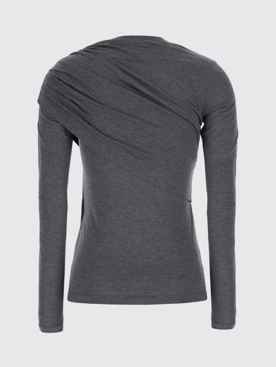 26FW 이자벨마랑에뚜왈 드레시 드레이프 저지 탑 HT0656FDD3K01E 02GY Grey - ISABEL MARANT ETOILE