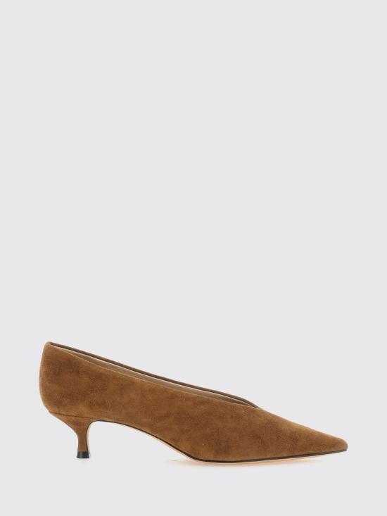 26FW 르 몽드 베릴 바부슈 스웨이드 펌프스 BKTSUE MOK Brown
