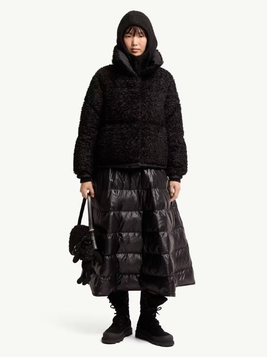 26FW 몽클레어 스커트 L20932D00051597YG 999 BLACK - MONCLER
