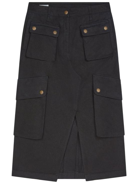 26FW 드리스 반 노튼 스커트 0108104046 900 BLACK