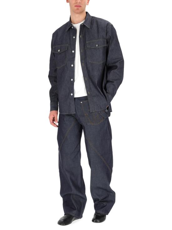 26FW JW앤더슨 스트레이트 팬츠 DT0126PG1930 870 BLUE - JW ANDERSON
