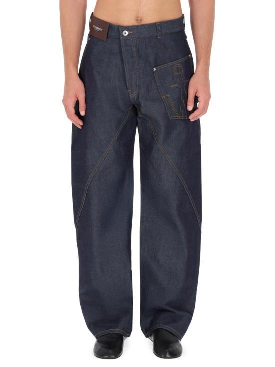 26FW JW앤더슨 스트레이트 팬츠 DT0126PG1930 870 BLUE - JW ANDERSON