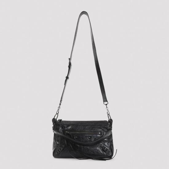 26FW 발렌시아가 르 시티 모토 스몰백 8660572ABEK 1000 BLACK - BALENCIAGA
