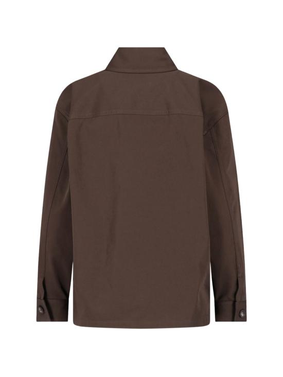 26FW 생로랑 셔츠 852011Y03JG 7073 BROWN - SAINT LAURENT