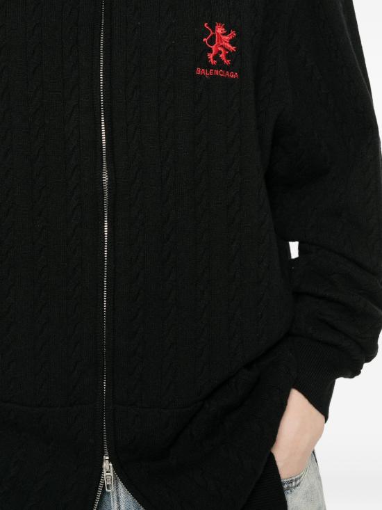 26SS 발렌시아가 후드 티셔츠 857280T1767 1000 BLACK - BALENCIAGA