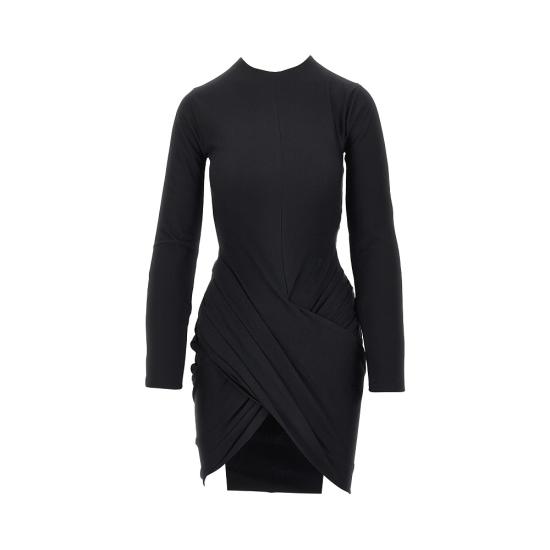26FW 자크뮈스 미디 원피스 DRW00928AJ00253 990 BLACK
