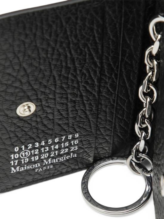 26FW 마르지엘라 스티치 키링 카드지갑 S56UI0128UP4455 T8013 BLACK - MAISON MARGIELA