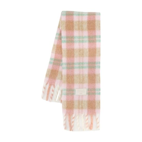 26FW 아크네 스튜디오 프린지 알파카 울 스카프 CA0445DG5 PINK - ACNE STUDIOS