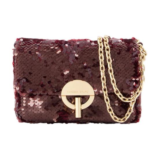 26FW 바네사브루노 크로스백 6HVE24V40326566 BURGUNDY