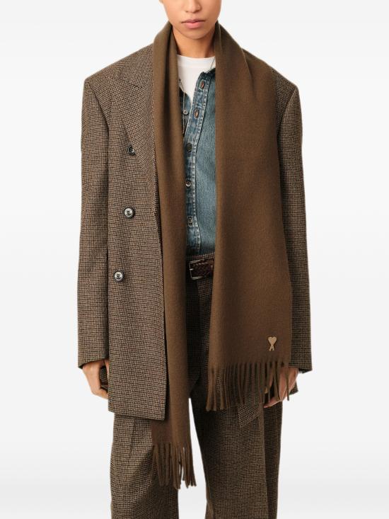26FW 아미 머플러/스카프 USF698AW00592221 BROWN - AMI