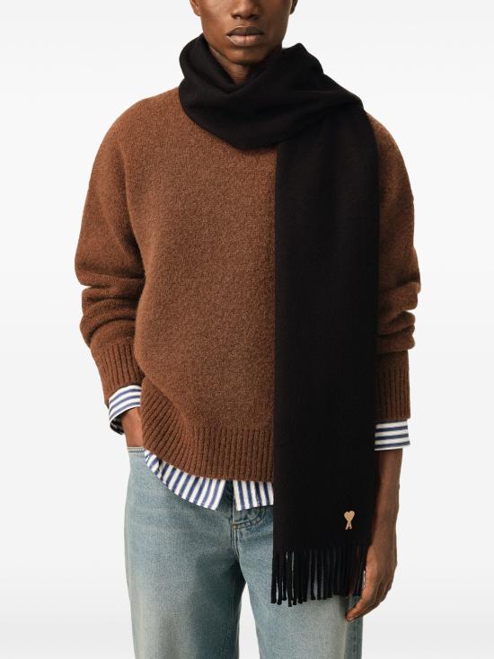 26FW 아미 머플러/스카프 USF698AW0059001 BLACK - AMI