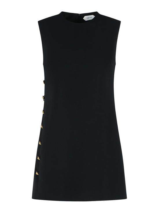 26FW 베르사체 미디 원피스 10266701A133621B000 BLACK