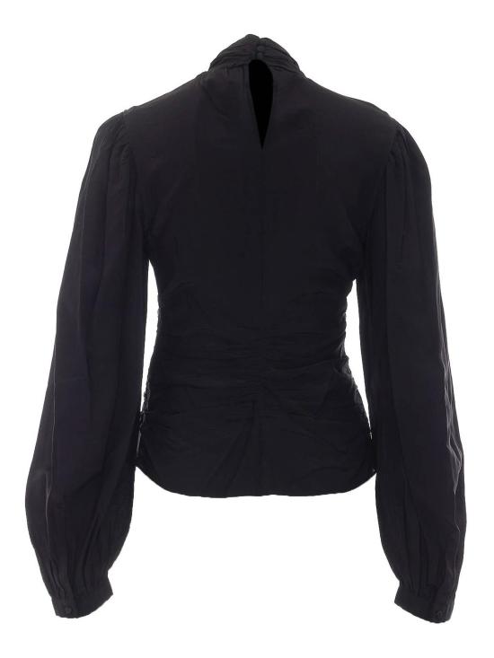 26FW 이자벨마랑 데스포나 실크 블라우스 HT0995FAD4J01I01BK BLACK - ISABEL MARANT