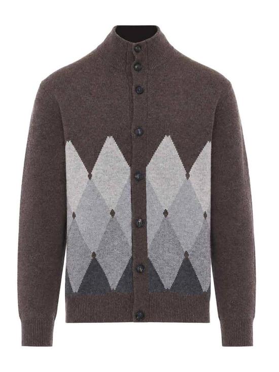 26FW 발렌타인 스웨터 B2K1467K0A894547 BROWN