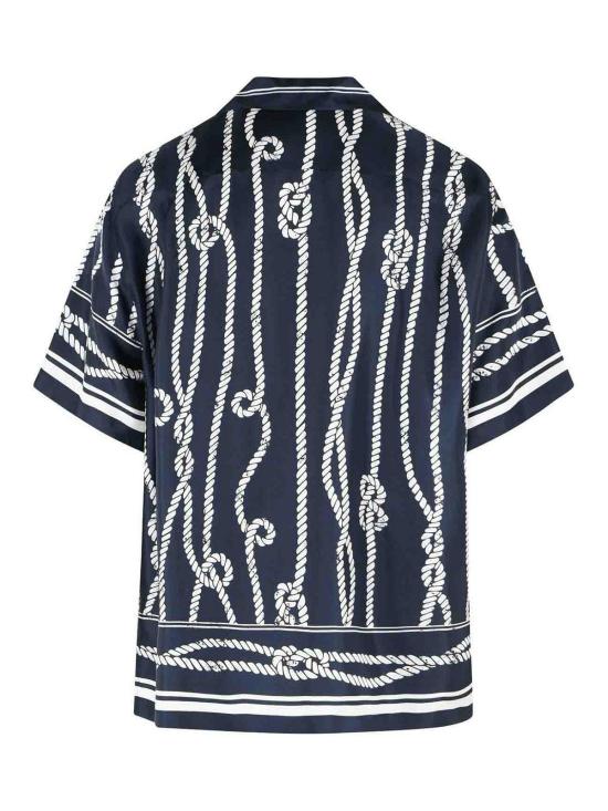 26FW 돌체앤가바나 긴팔 셔츠 G5JH9THI143HB6EZ DARK BLUE - DOLCE & GABBANA