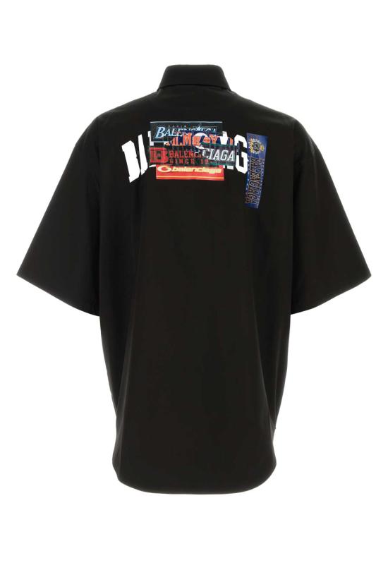 26FW 발렌시아가 긴팔 셔츠 A0045STSP13 1000 BLACK - BALENCIAGA