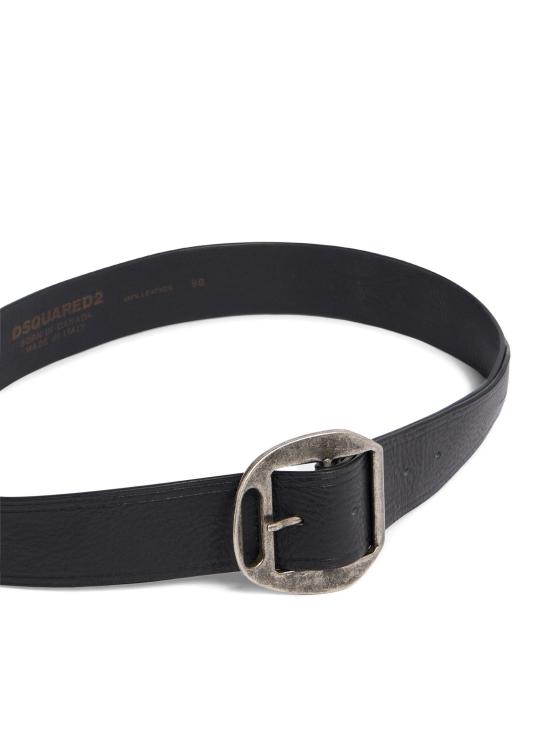 26FW 디스퀘어드2 벨트 BEM036612900001 M1601 NERO PALLADIO VINTAGE - DSQUARED2