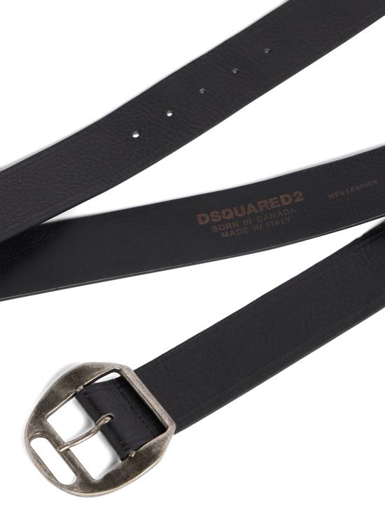 26FW 디스퀘어드2 벨트 BEM036612900001 M1601 NERO PALLADIO VINTAGE - DSQUARED2