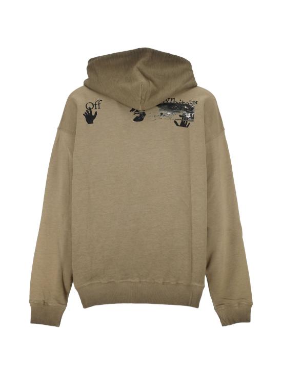 26FW 오프화이트 후드 티셔츠 44MBB085F26F00Q 311 CLOUD NUTRIA - OFF WHITE