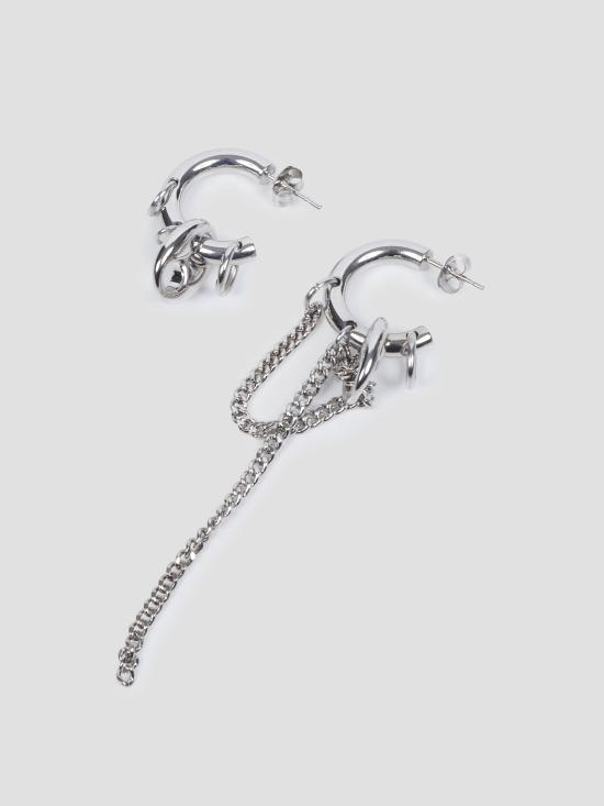 26FW 저스틴 클렌퀏 주얼리 NINO EARRINGS PALLADIUM - JUSTINE CLENQUET