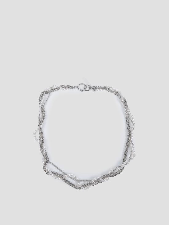 26FW 저스틴 클렌퀏 주얼리 YUMI NECKLACE PALLADIUM