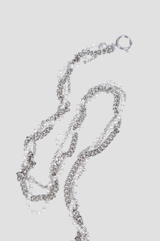 26FW 저스틴 클렌퀏 주얼리 YUMI NECKLACE PALLADIUM - JUSTINE CLENQUET