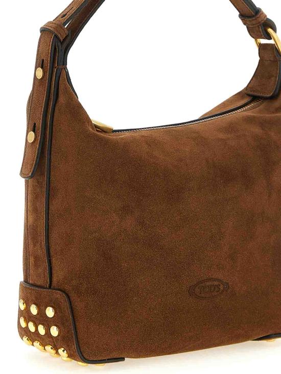 26FW 토즈 미니 메탈 도트 핸드백 XBWGMTE0100OCOS801 BROWN - TODS