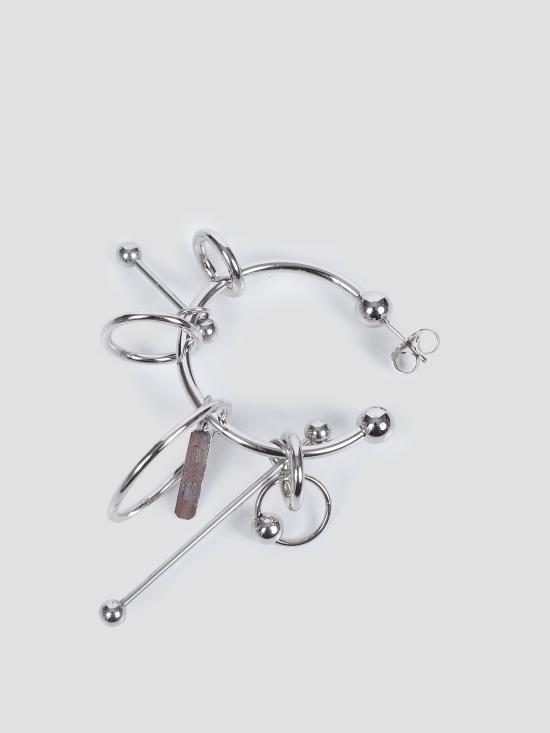 26FW 저스틴 클렌퀏 주얼리 CARL EARRING PALLADIUM - JUSTINE CLENQUET