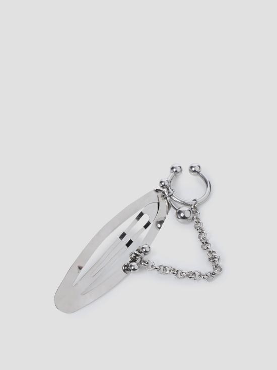 26FW 저스틴 클렌퀏 액세서리 HOLLY HAIR CLIP PALLADIUM