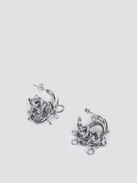 26FW 저스틴 클렌퀏 주얼리 JAY EARRINGS PALLADIUM