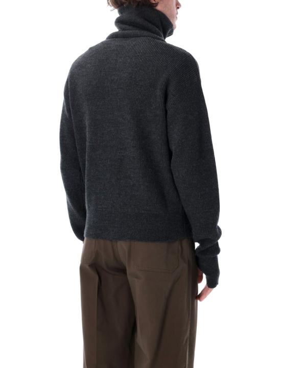 26FW 르메르 버진 울지퍼 가디건 버진 울지퍼 가디건 PO0051LK1068BK300 Black - LEMAIRE