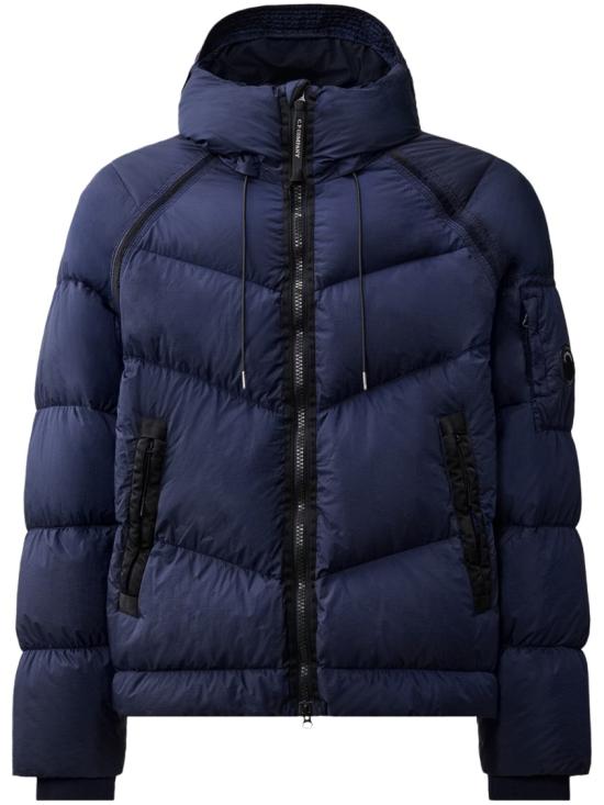 26FW 씨피 컴퍼니 다운 쉴드 렌즈 후디드 패퍼 자켓 21CMOW210A110655G880 Blue