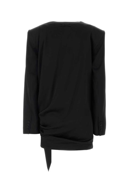 26FW 디 아티코 원피스 CAPWCA00547ACC003AA 100 BLACK - THE ATTICO