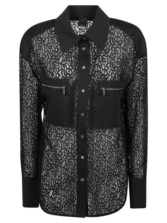 26FW 핑코 탑 107780 A3NT Black