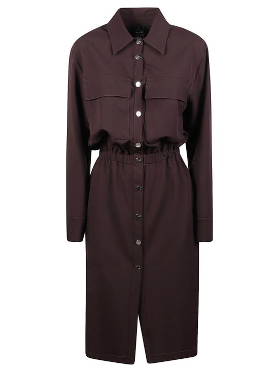 26FW 핑코 원피스 107577 A18E Burgundy