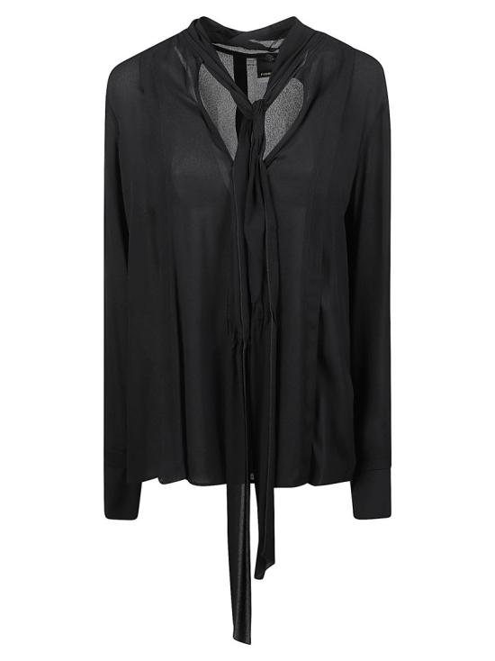 26FW 핑코 탑 107298 A3HD Black
